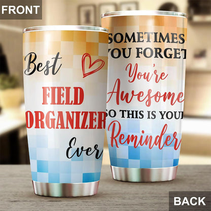 Best Caterer Ever Tumbler Stainless Steel 20oz, Office Gifts Women Men Work Friends Coworker, Driking Coffee Cup For Birthday Christmas - Colors I