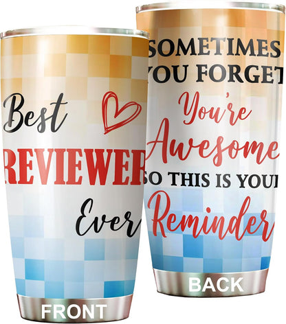 Best Caterer Ever Tumbler Stainless Steel 20oz, Office Gifts Women Men Work Friends Coworker, Driking Coffee Cup For Birthday Christmas - Colors I