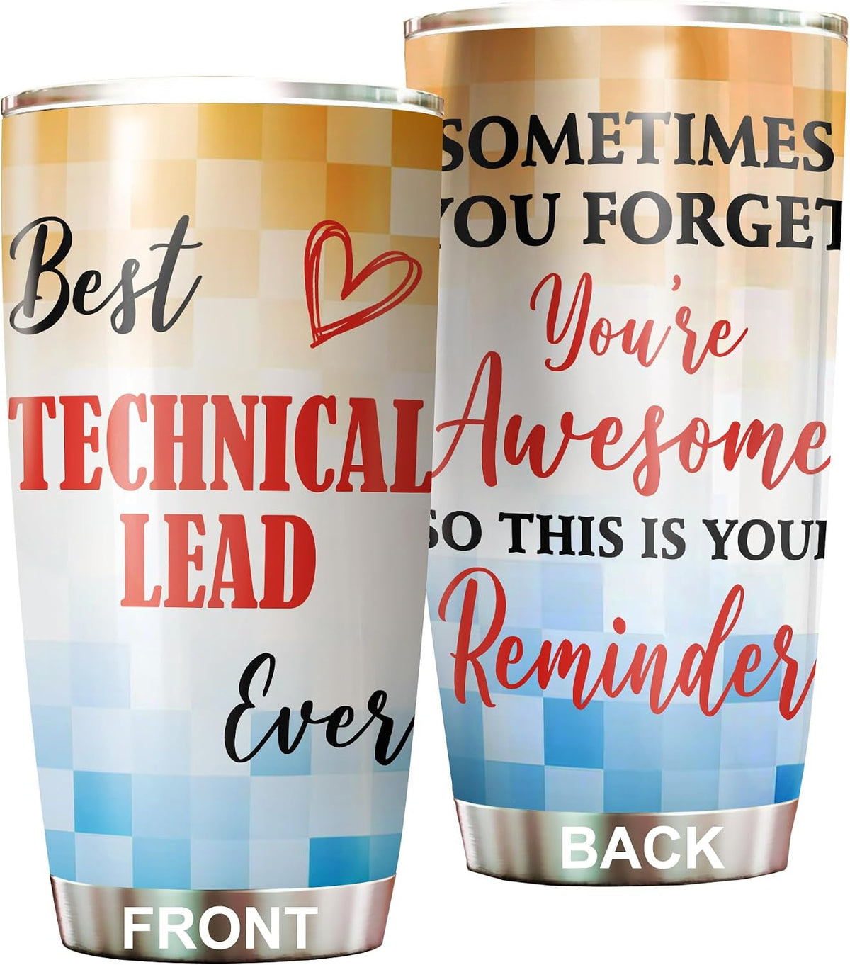 Best Caterer Ever Tumbler Stainless Steel 20oz, Office Gifts Women Men Work Friends Coworker, Driking Coffee Cup For Birthday Christmas - Colors I