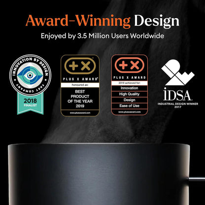 Temperature Control Smart Mug 2, 14 Oz, App-Controlled Heated Coffee Mug with 80 Min Battery Life and Improved Design, White