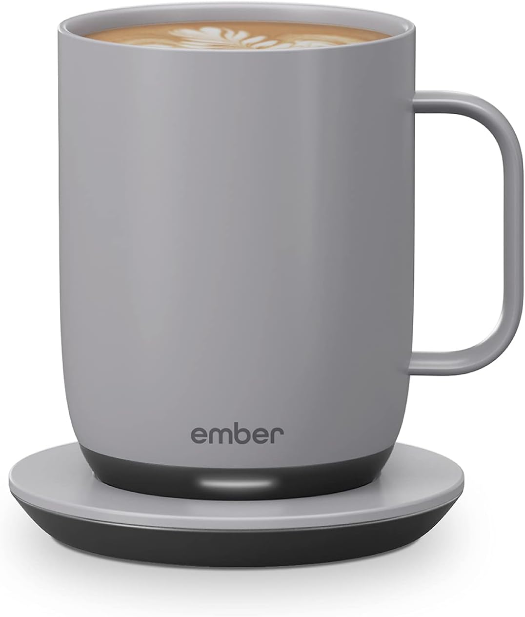 Temperature Control Smart Mug 2, 14 Oz, App-Controlled Heated Coffee Mug with 80 Min Battery Life and Improved Design, White