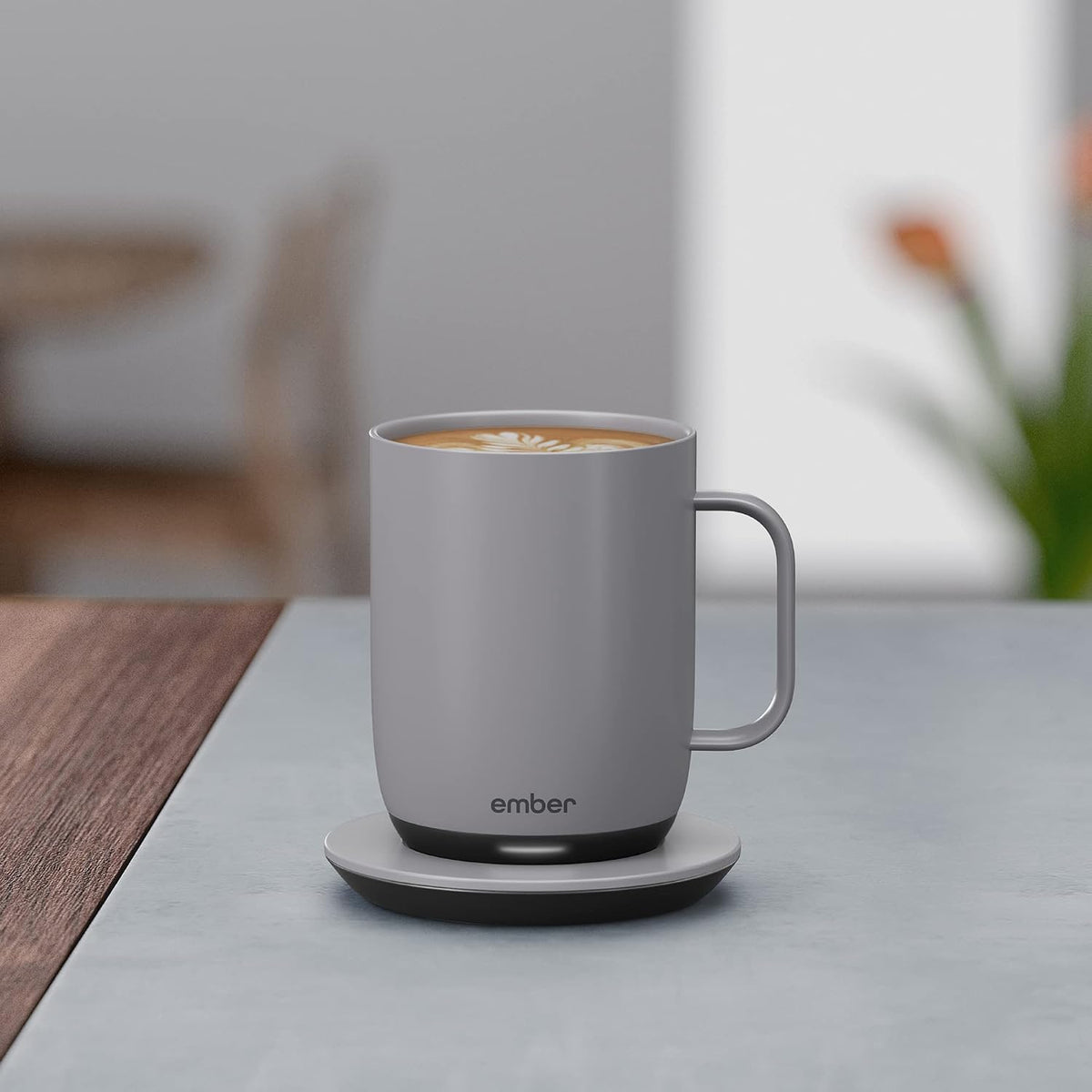 Temperature Control Smart Mug 2, 14 Oz, App-Controlled Heated Coffee Mug with 80 Min Battery Life and Improved Design, White