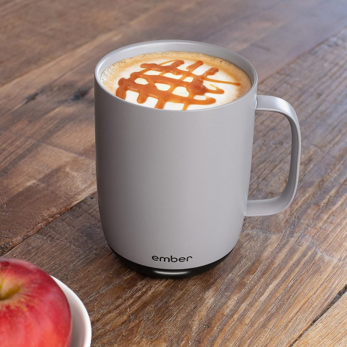 Temperature Control Smart Mug 2, 14 Oz, App-Controlled Heated Coffee Mug with 80 Min Battery Life and Improved Design, White