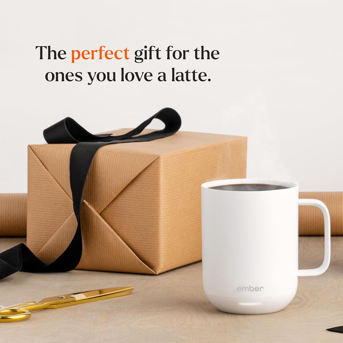 Temperature Control Smart Mug 2, 14 Oz, App-Controlled Heated Coffee Mug with 80 Min Battery Life and Improved Design, White