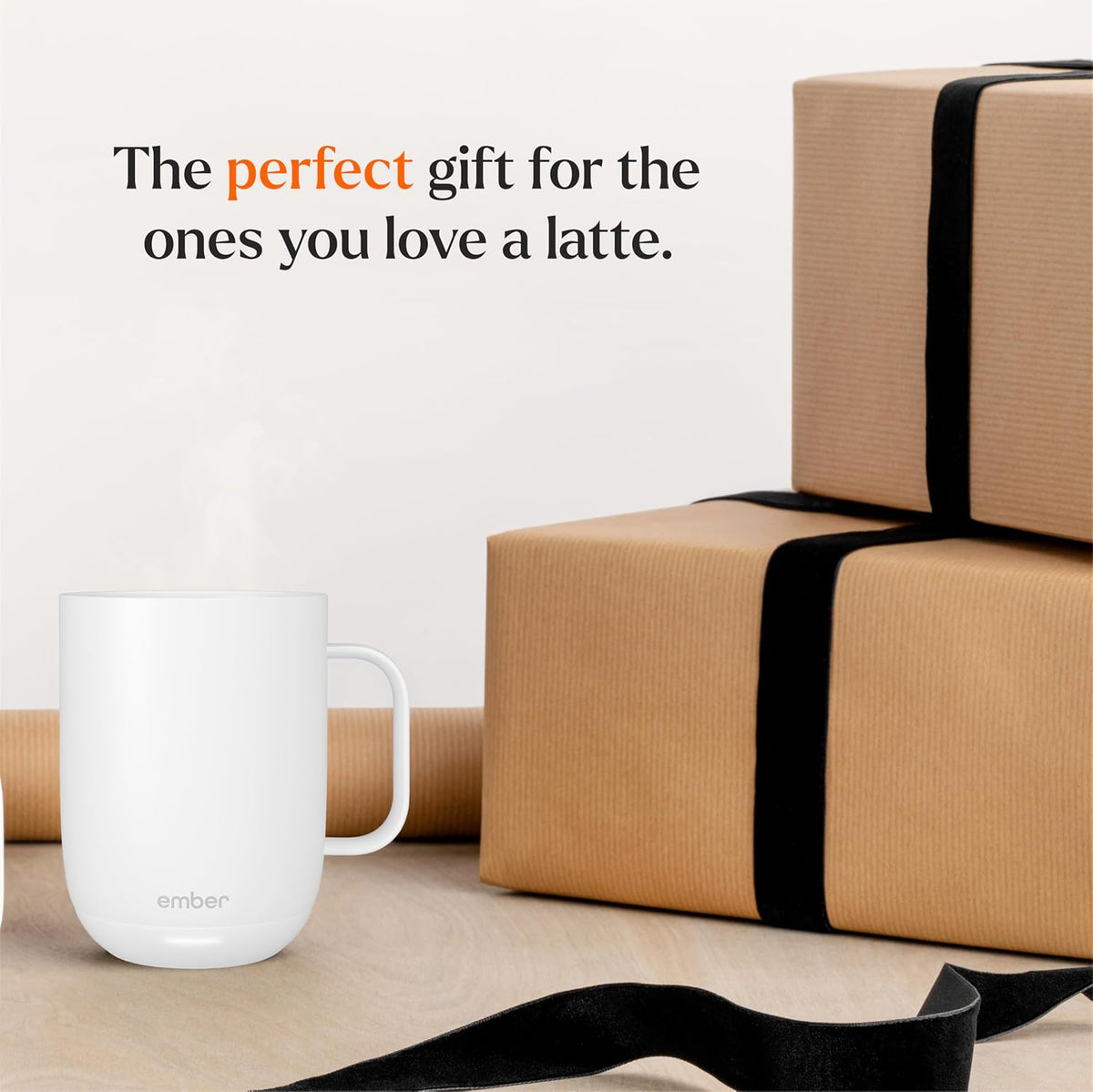 Temperature Control Smart Mug 2, 14 Oz, App-Controlled Heated Coffee Mug with 80 Min Battery Life and Improved Design, White