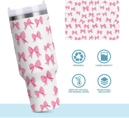 Monkey Face Banana 30 oz Tumbler with Handle and Straw Lid, Insulated Stainless Steel Water Bottle Portable Travel Coffee Tea Mug Cup - Colors D
