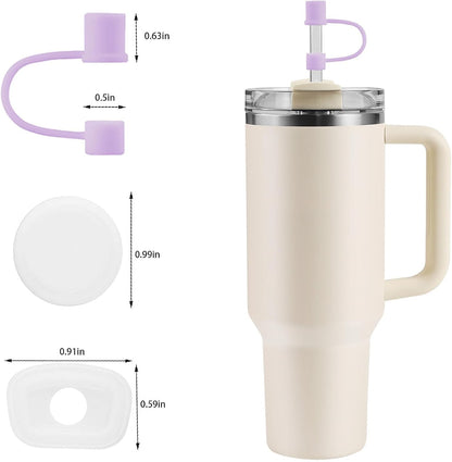 1 Pack Straw Toppers for Stanley 30oz|40oz, Clear