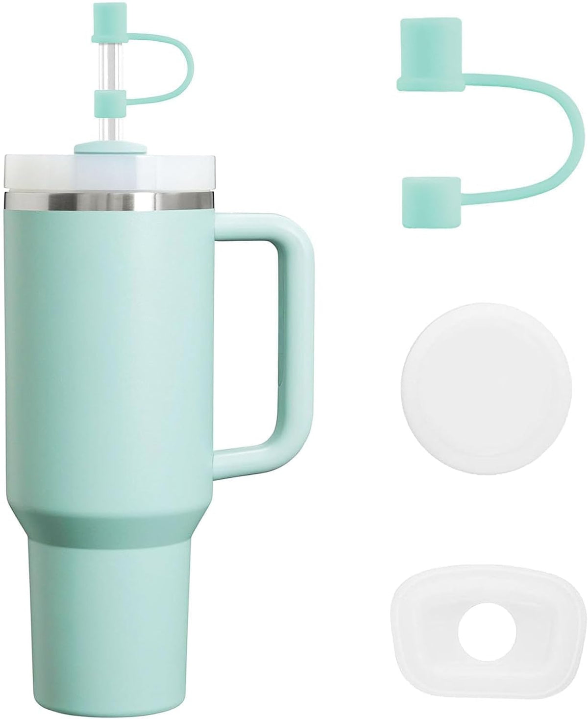 1 Pack Straw Toppers for Stanley 30oz|40oz, Clear