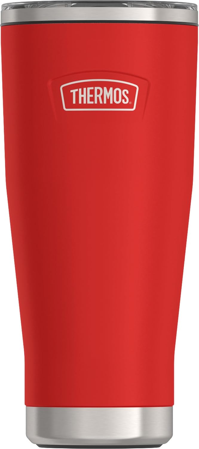 ICON SERIES, Stainless Steel Tumbler with Slide Lock, 18 Ounce, Matte Stainless Steel