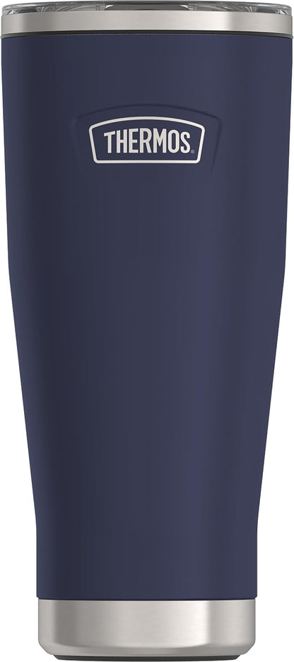 ICON SERIES, Stainless Steel Tumbler with Slide Lock, 18 Ounce, Matte Stainless Steel