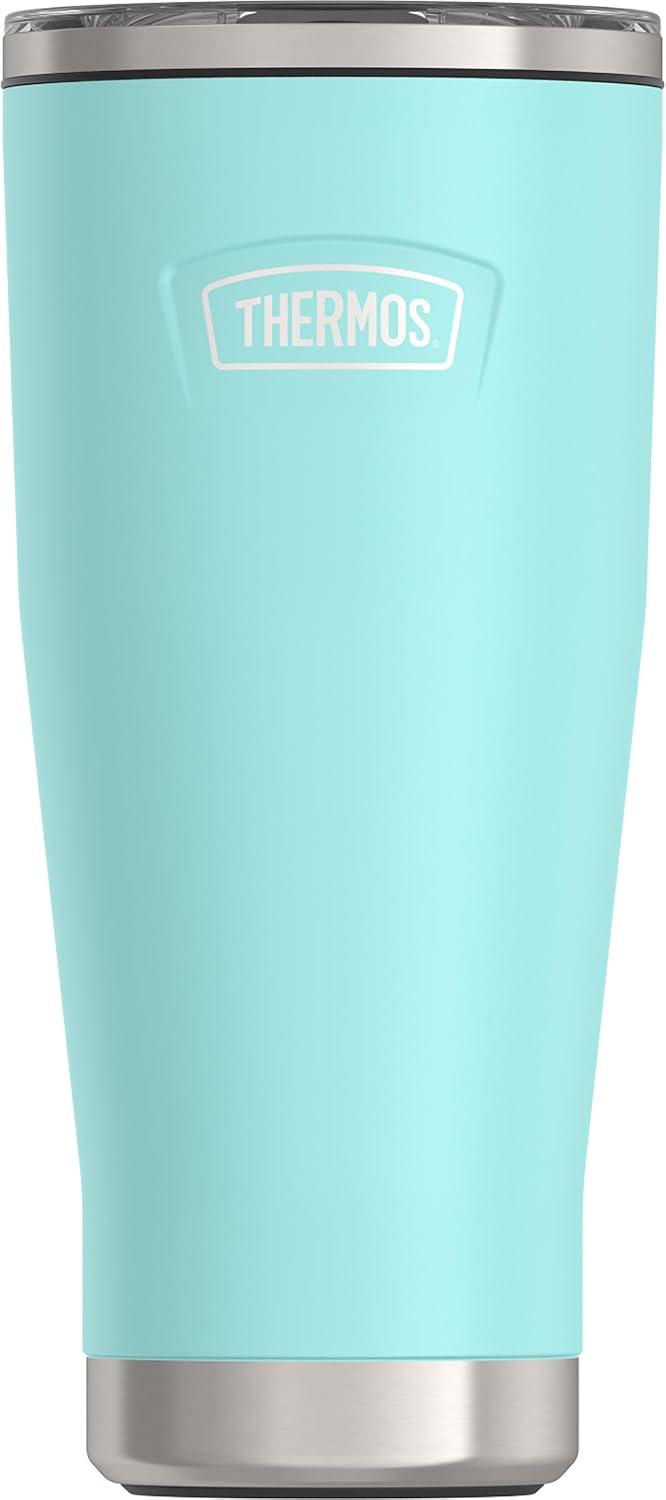ICON SERIES, Stainless Steel Tumbler with Slide Lock, 18 Ounce, Matte Stainless Steel