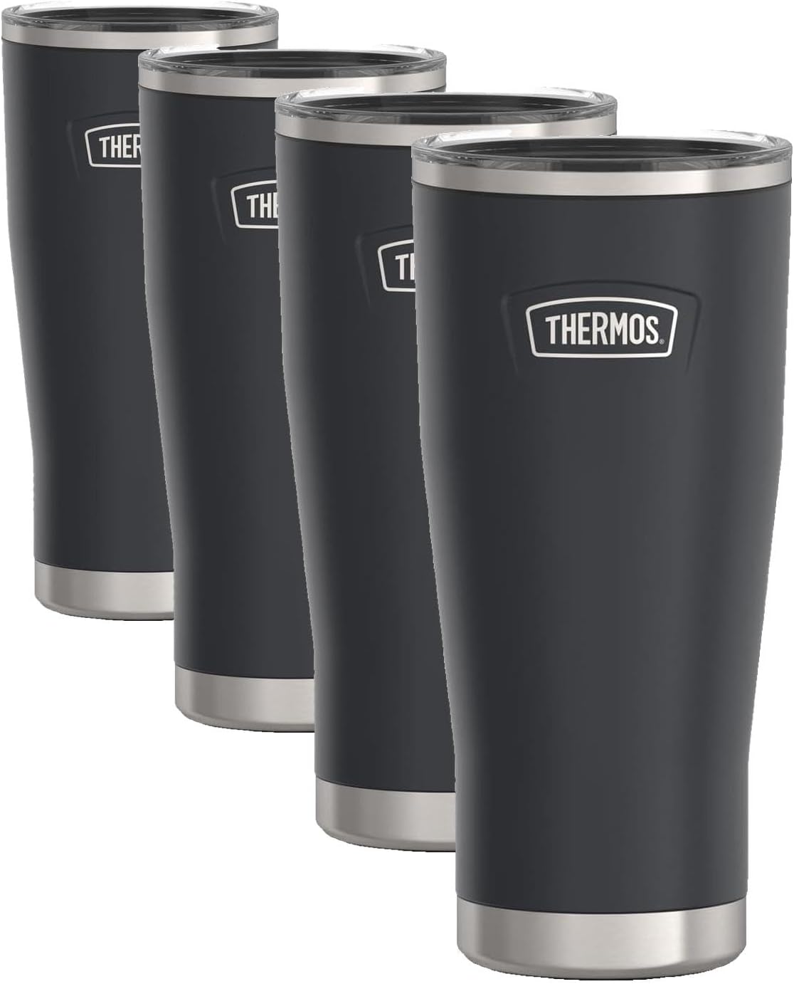 ICON SERIES, Stainless Steel Tumbler with Slide Lock, 18 Ounce, Matte Stainless Steel