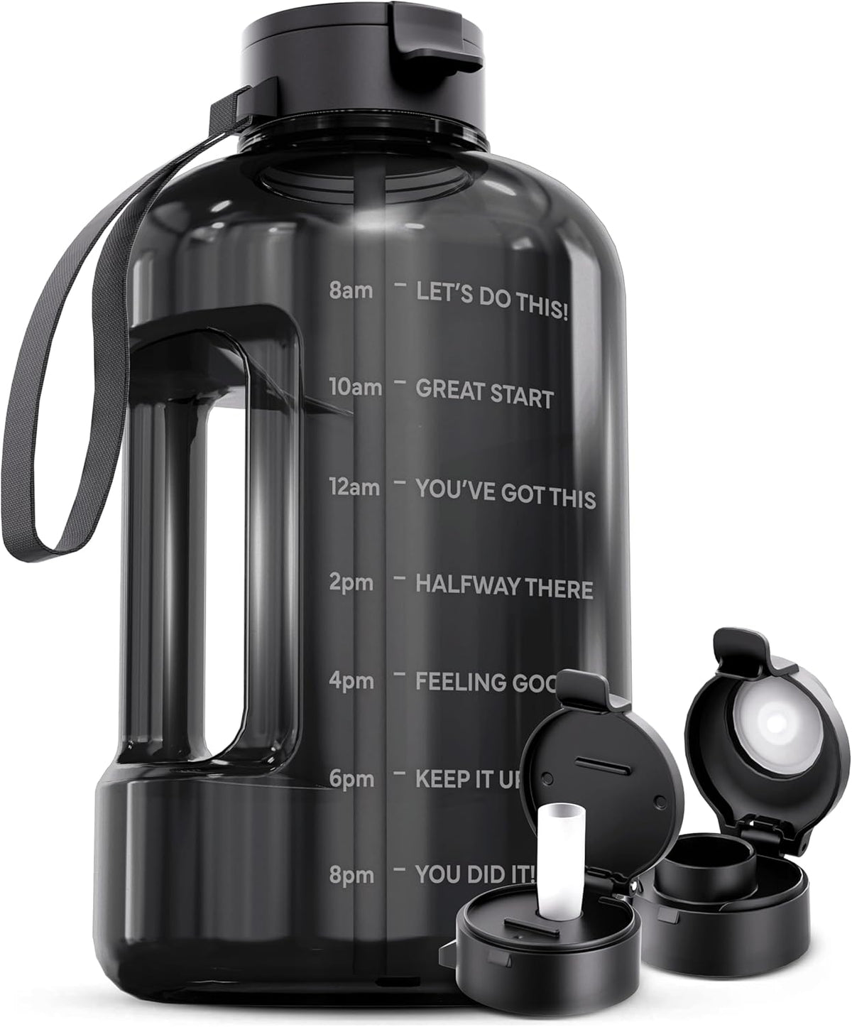 AQUAFIT Half Gallon Water Bottle with Time Marker