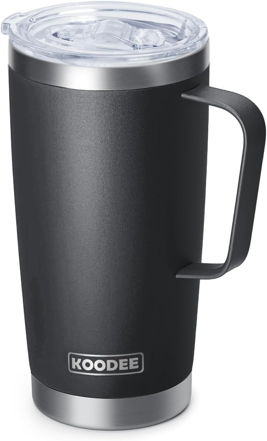 20 oz Stainless Steel Skinny Tumbler Double Wall Insulated Slim Water Tumbler Cup for Coffee, Tea (Baby Blue)