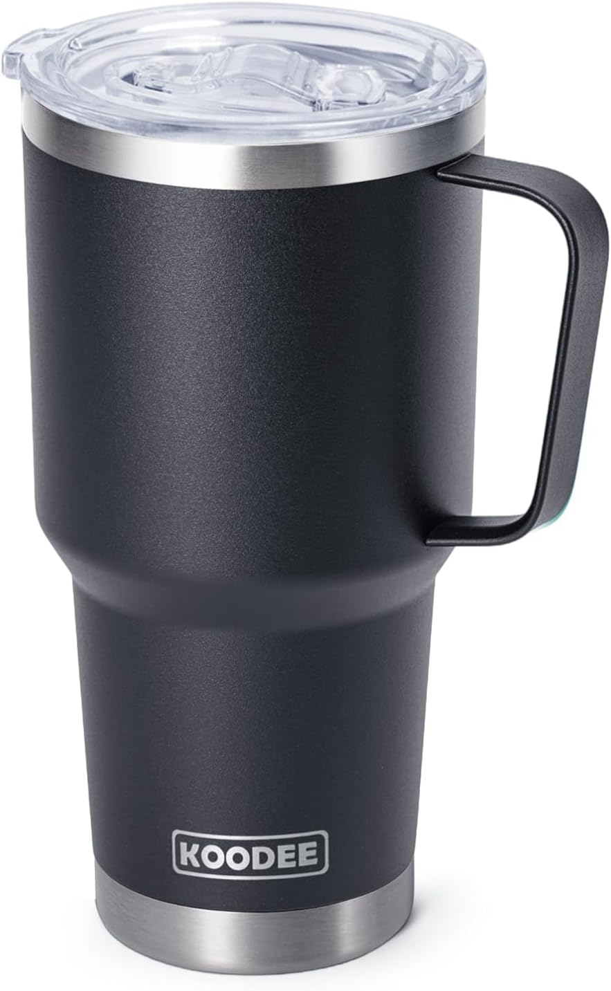20 oz Stainless Steel Skinny Tumbler Double Wall Insulated Slim Water Tumbler Cup for Coffee, Tea (Baby Blue)