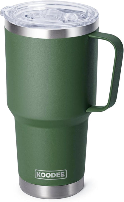20 oz Stainless Steel Skinny Tumbler Double Wall Insulated Slim Water Tumbler Cup for Coffee, Tea (Baby Blue)