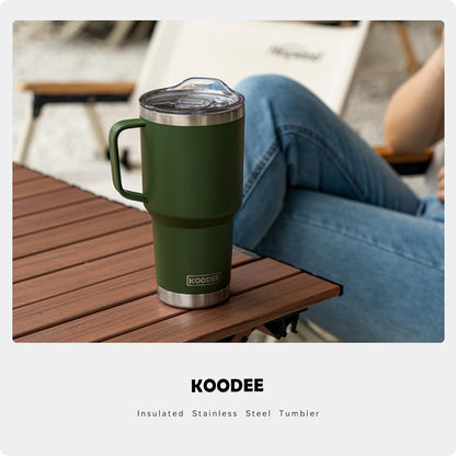 20 oz Stainless Steel Skinny Tumbler Double Wall Insulated Slim Water Tumbler Cup for Coffee, Tea (Baby Blue)
