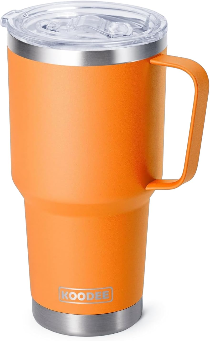 20 oz Stainless Steel Skinny Tumbler Double Wall Insulated Slim Water Tumbler Cup for Coffee, Tea (Baby Blue)