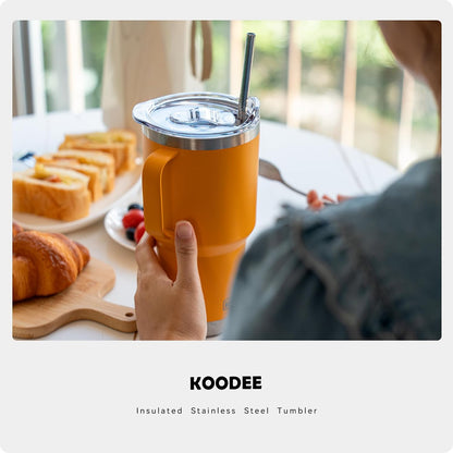 20 oz Stainless Steel Skinny Tumbler Double Wall Insulated Slim Water Tumbler Cup for Coffee, Tea (Baby Blue)