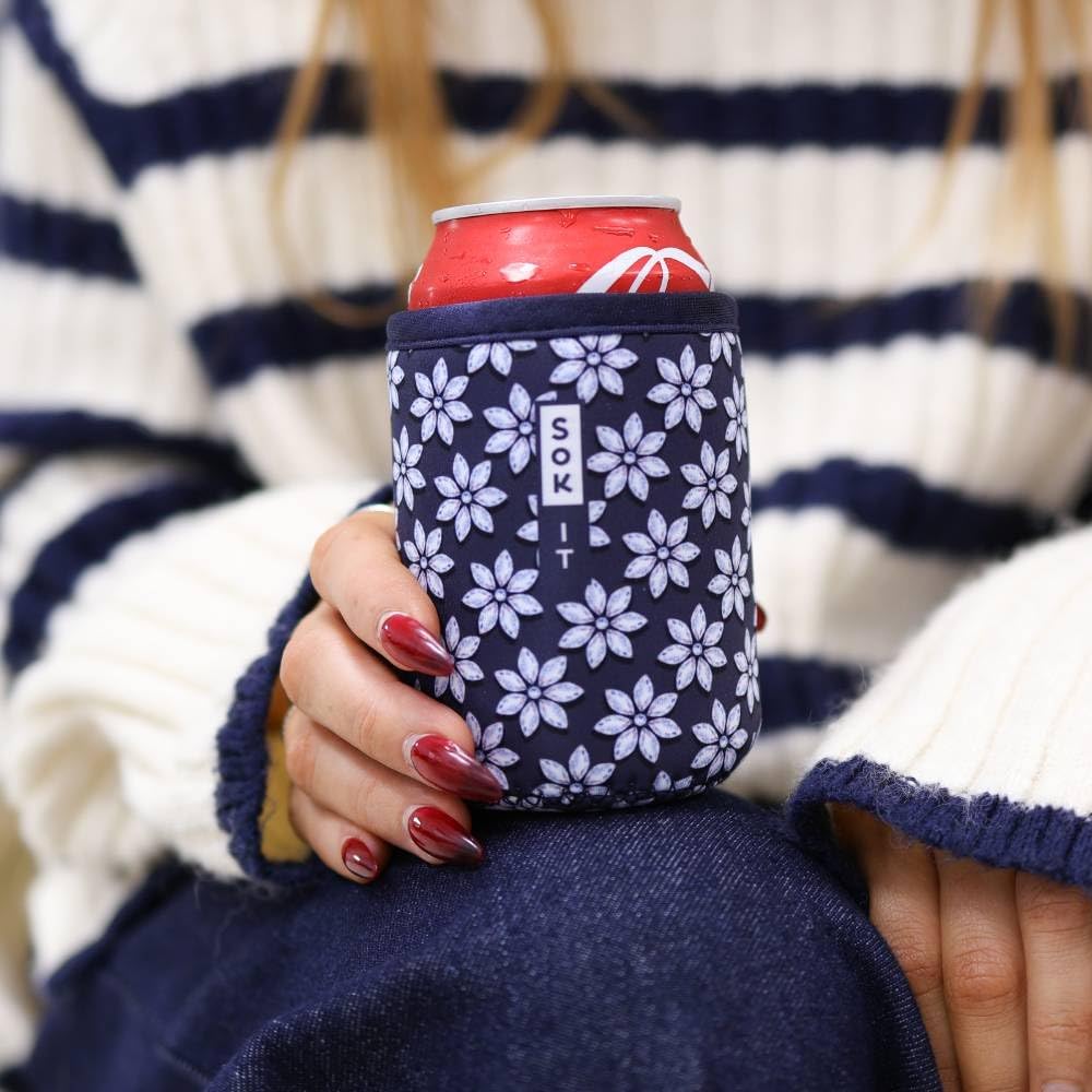 CanSok Sleeve for Beer & Soda Insulated Neoprene Cover (Ocean Oasis, 12oz Can Sleeve) - Colors B