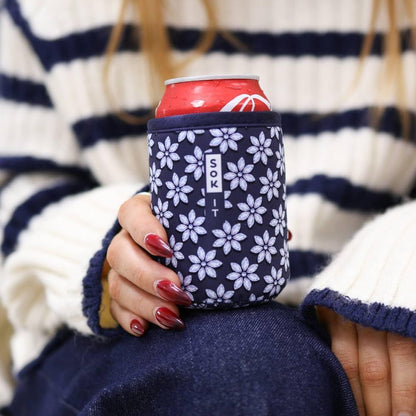 CanSok Sleeve for Beer & Soda Insulated Neoprene Cover (Ocean Oasis, 12oz Can Sleeve) - Colors B