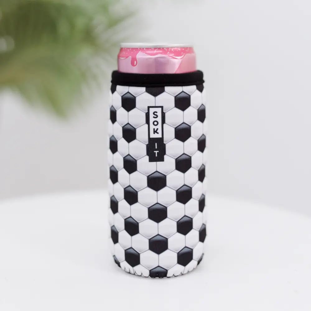 CanSok Sleeve for Beer & Soda Insulated Neoprene Cover (Ocean Oasis, 12oz Can Sleeve) - Colors B