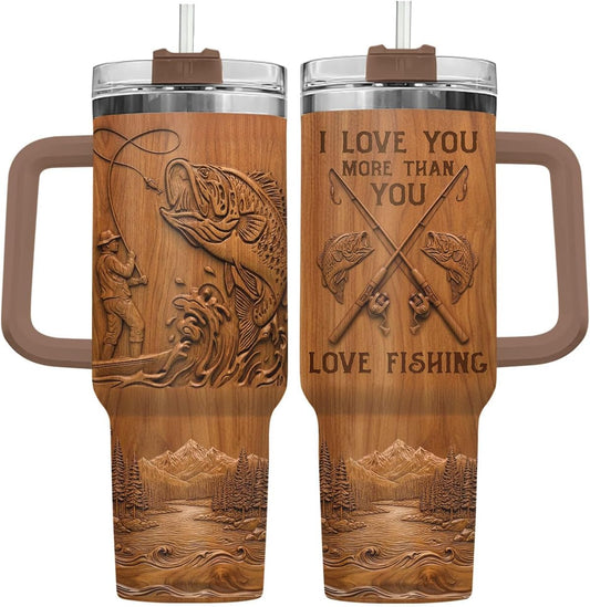 Dad Dadman Funny 40 oz Tumbler with Handle, Funny Dad Gift | Gift for Dad Tumbler 40oz, Cool Dadman Travel Mug, Funny Superhero Birthday from Daughter Son - Colors B
