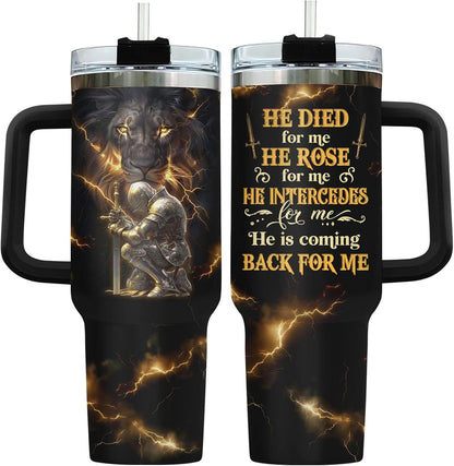 Dad Dadman Funny 40 oz Tumbler with Handle, Funny Dad Gift | Gift for Dad Tumbler 40oz, Cool Dadman Travel Mug, Funny Superhero Birthday from Daughter Son - Colors B
