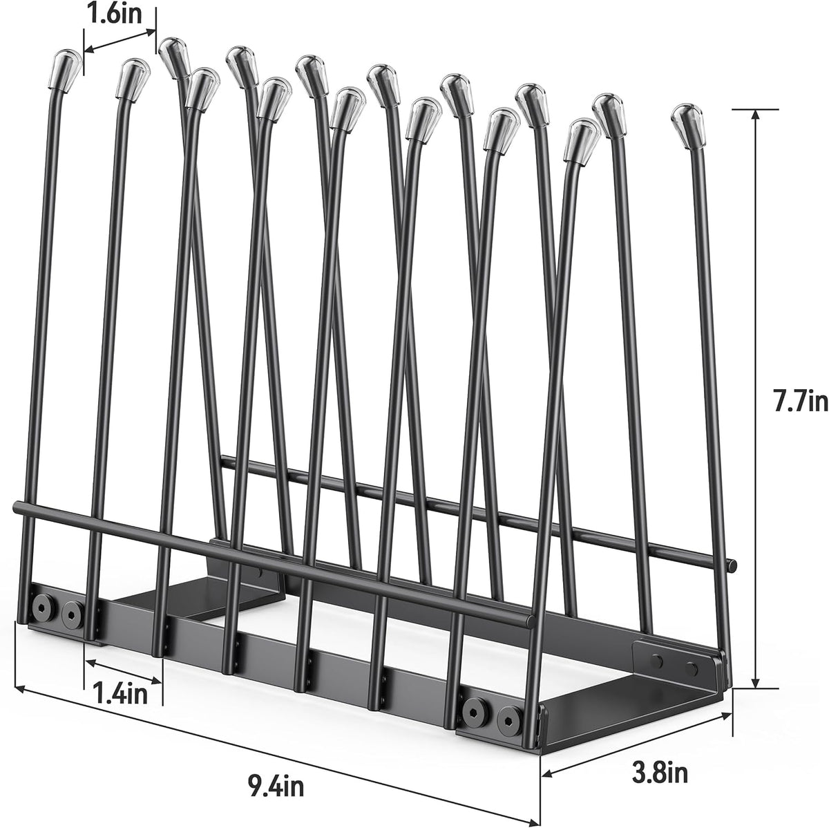Plastic Bag Drying Rack, Metal Reusable Silicone Ziplock Bag & Bottle Drying Stand, Lerine Drying Rack Kitchen Organizer, Silver