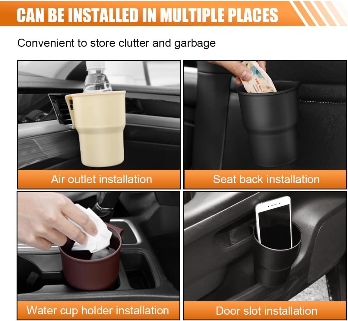 Hanging Car Cup Holder, Multi-Function Cup Holder Organizer