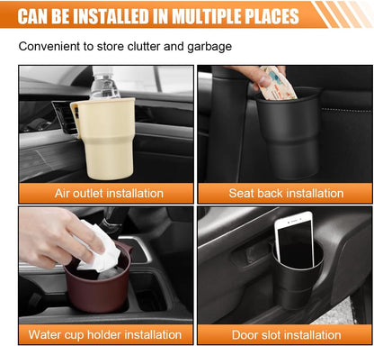 Hanging Car Cup Holder, Multi-Function Cup Holder Organizer