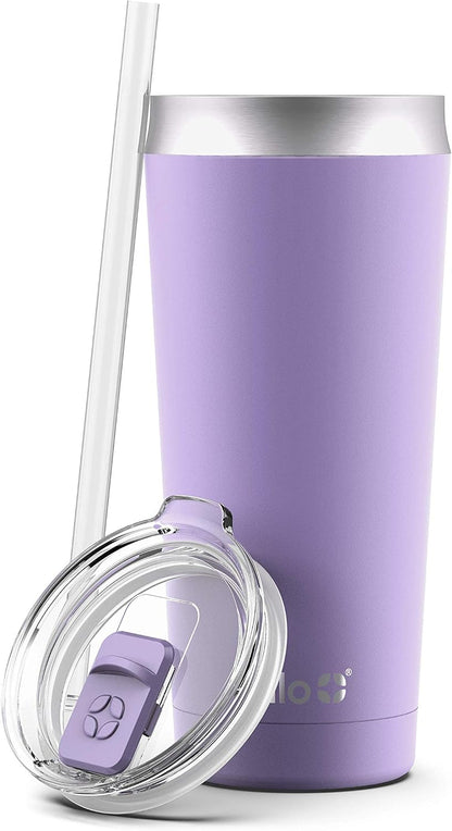 Beacon Vacuum Insulated Stainless Steel Tumbler with Slider Lid and Optional Straw