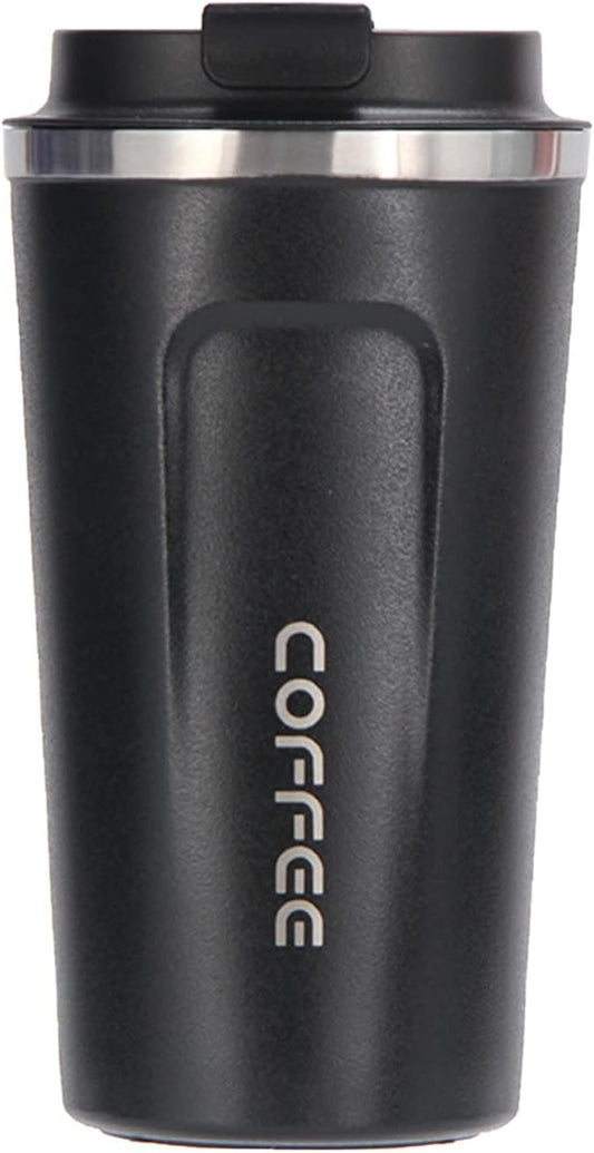 Coffee Travel Mug, 17 oz Insulated Coffee Mug with Spill Leakproof Lid,Stainless Steel Reusable Vacuum Double Wall Insulated Coffee Cup for Keep Hot/Ice Drinks,Tea,Beer,Water