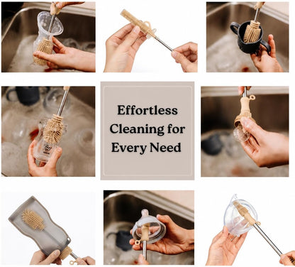 Food-Grade Silicone Double-Ended Cleaning Brush (Brush-Blush)