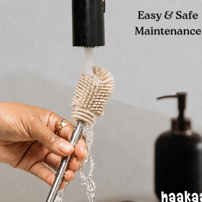 Food-Grade Silicone Double-Ended Cleaning Brush (Brush-Blush)