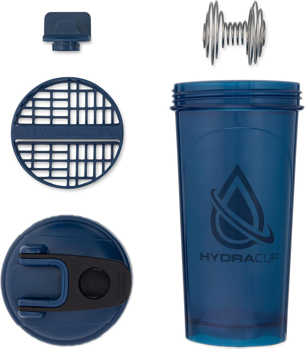 2 Pack 28oz Protein Shaker Bottles, Barbell Blender Wire Mixer