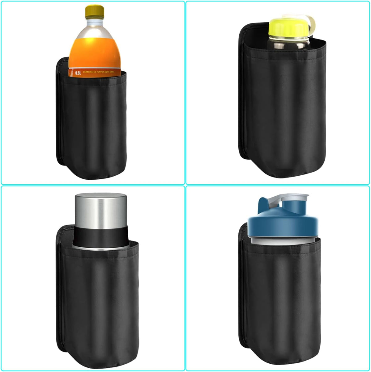 Cup Holder Large Cup Holder. Auto Water Bottle Holder Bag .Car Water Cup Storage Bag Large 30/50 oz. Bottles & Big Drinks. Hanging Multi-Function mini Storage Bag for Cars