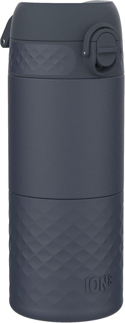 Insulated Travel Mug, 360 ml/12 oz, Leak Proof, Triple Lock Secure, Spill-Free in Transit, Hygienic Cover, Easy-to-Clean, Perfect On-The-Go, Cream, Stainless Steel