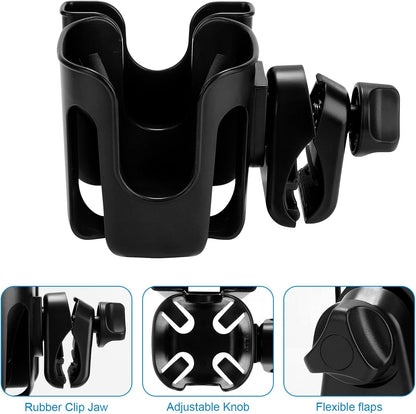 Stroller Cup Holder, Cup Holder for Walker Bike Wheelchair