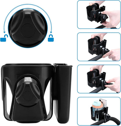 Stroller Cup Holder, Cup Holder for Walker Bike Wheelchair