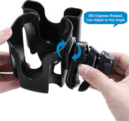 Stroller Cup Holder, Cup Holder for Walker Bike Wheelchair