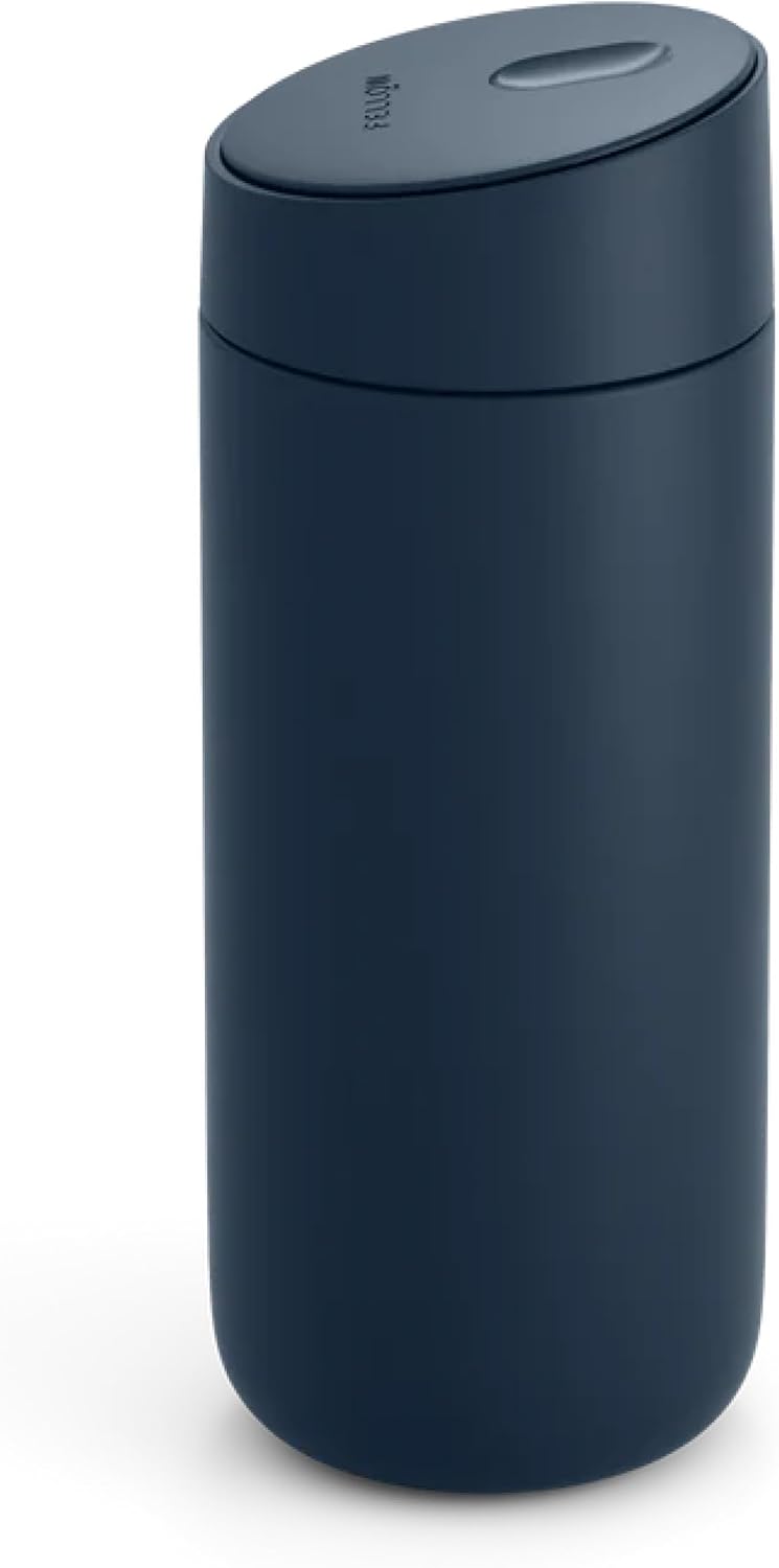Carter Slide 16 oz Ceramic Lined Travel Coffee Mug, Matte Black