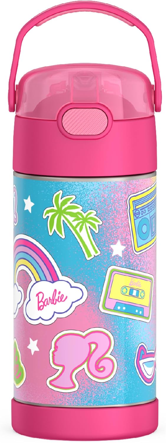 FUNTAINER Water Bottle with Straw, 12oz, Bluey - Colors B