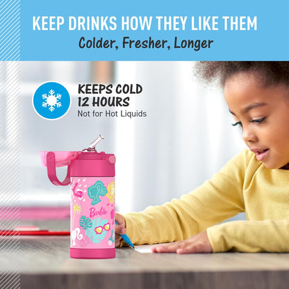 FUNTAINER Water Bottle with Straw, 12oz, Bluey - Colors B