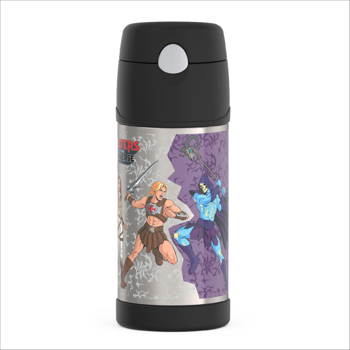 FUNTAINER Water Bottle with Straw, 12oz, Bluey - Colors B