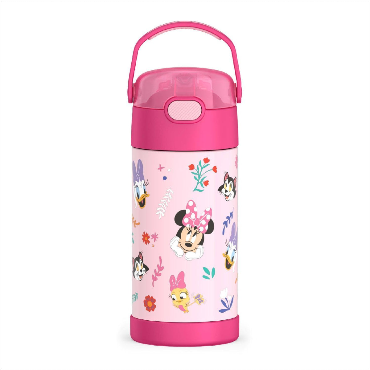 FUNTAINER Water Bottle with Straw, 12oz, Bluey - Colors B