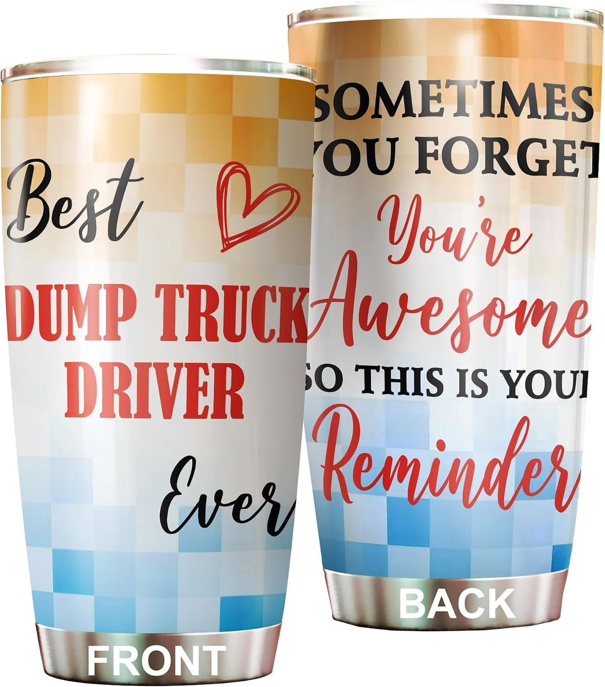 Best Caterer Ever Tumbler Stainless Steel 20oz, Office Gifts Women Men Work Friends Coworker, Driking Coffee Cup For Birthday Christmas - Colors P