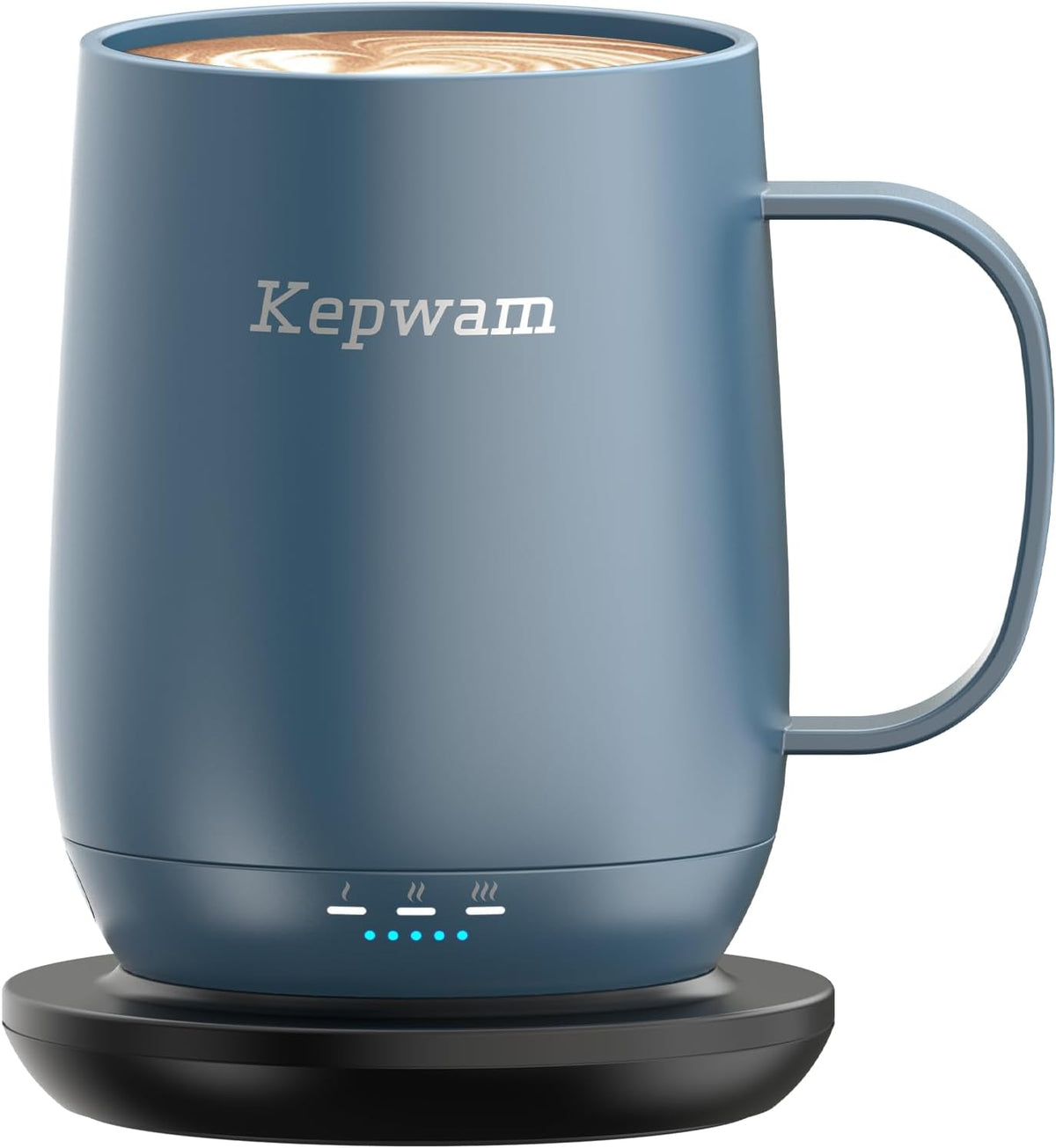 Self-Heating Coffee Mug T2, 16oz Electric Heated Mug Hot Up to 149℉ | No App, 3 Temp Settings to Keep Coffee Warm, Long-Lasting Battery for Office & Home,Auto Shut-Off, Ideal Gift for Men & Women