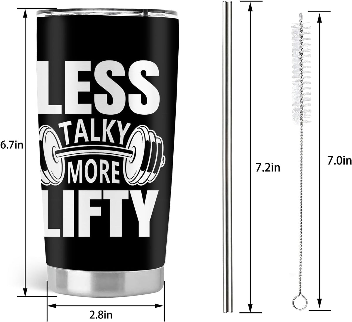 Gym Gifts for Women, Stainless Steel Insulated Tumbler 20oz