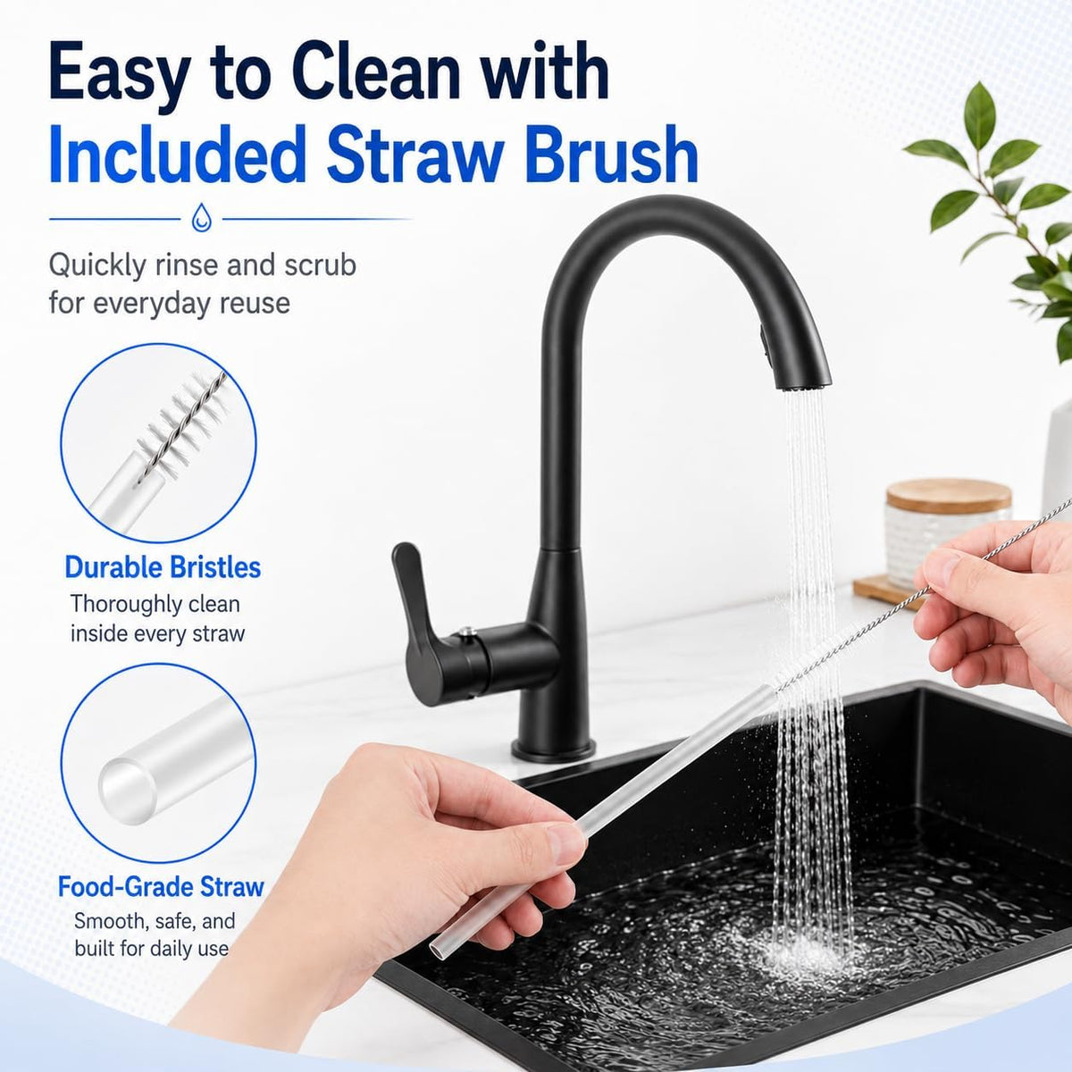 Replacement Straws for Stanley IceFlow Flip 30oz Tumbler Only
